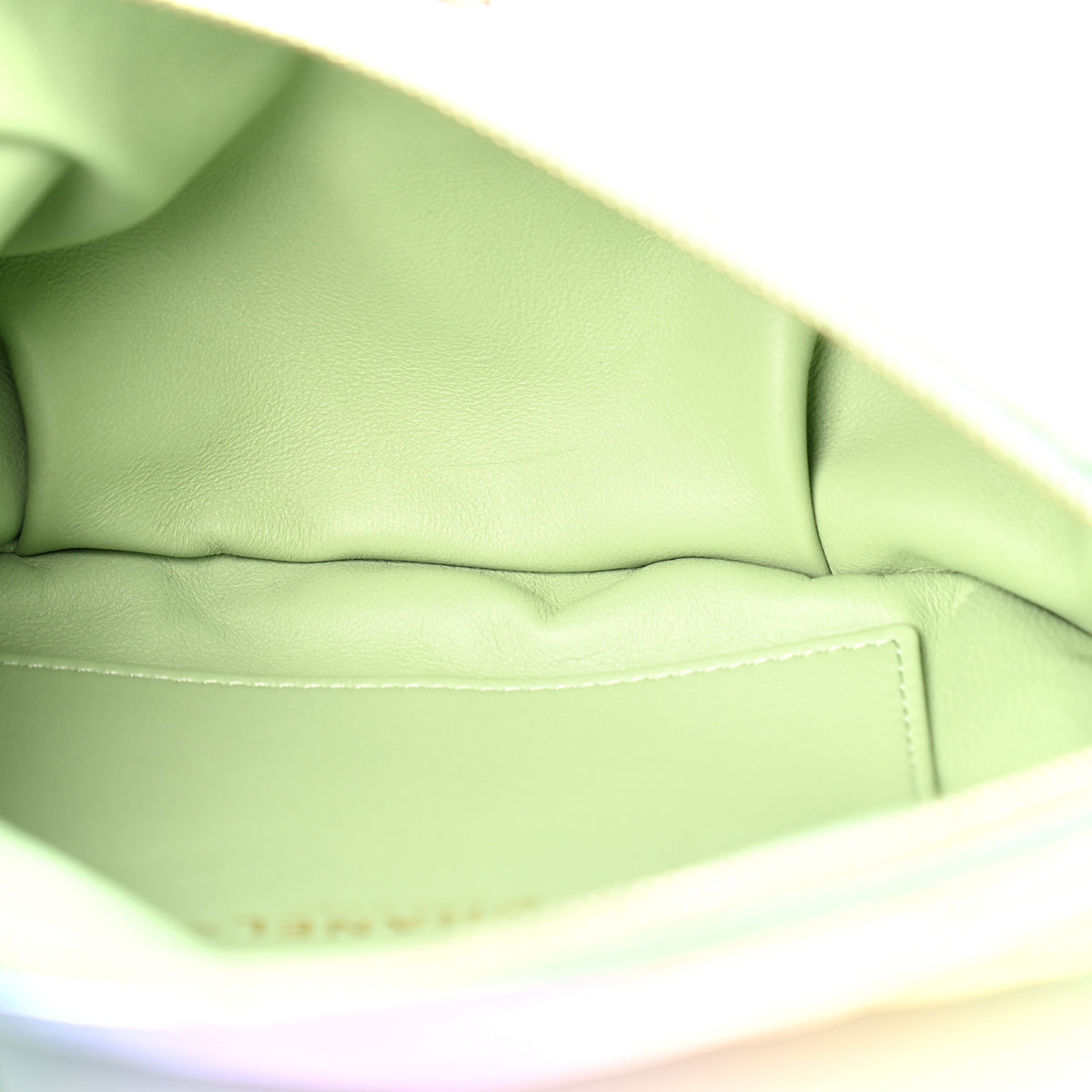Chanel Gradient Metallic Lambskin Quilted Walking Mood Waist Bag Fanny Pack Pink Purple Green 4 of 9