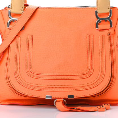 Chloe Calfskin Medium Marcie Satchel Orange Fizz 8 of 18