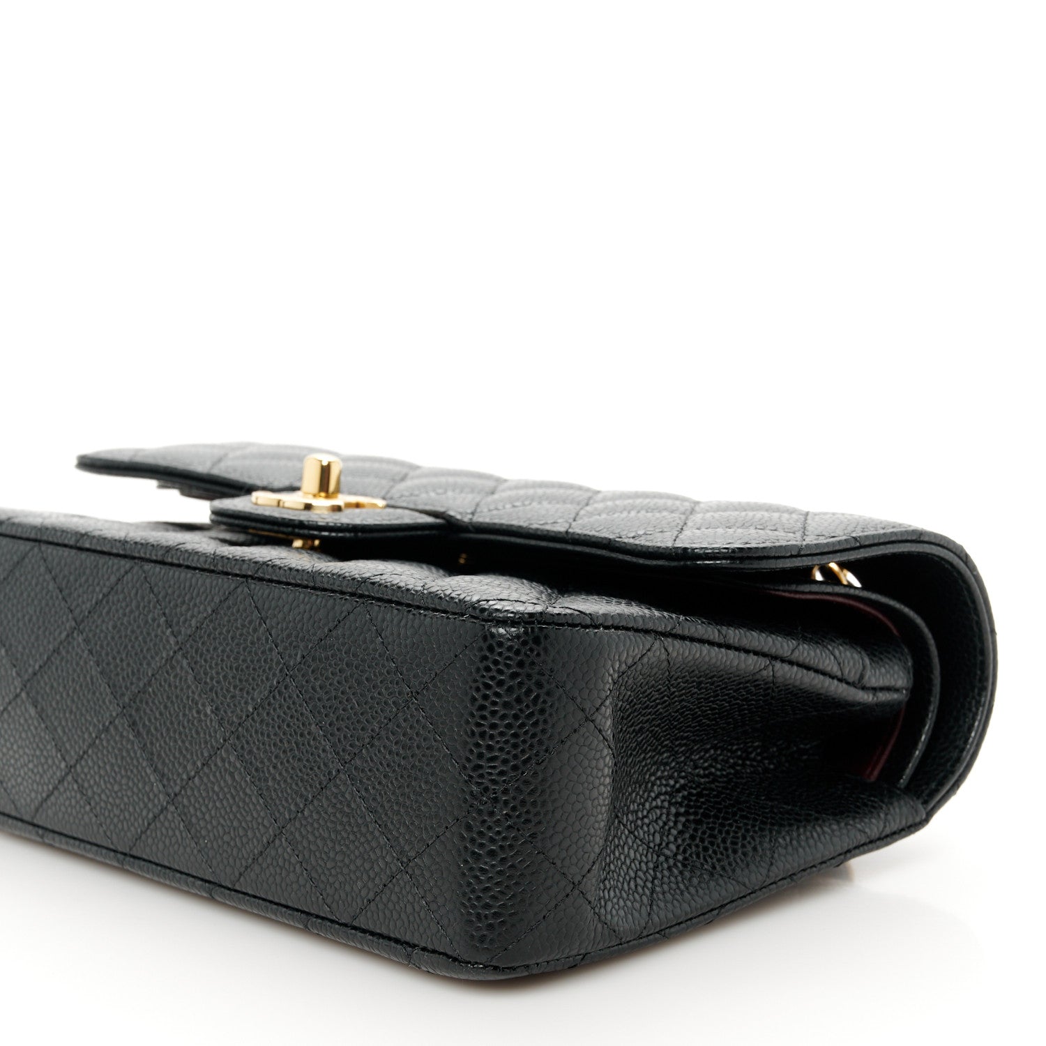 Chanel Caviar Quilted Small Double Flap Black 11 of 12