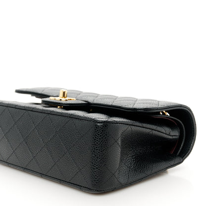 Chanel Caviar Quilted Small Double Flap Black 11 of 12