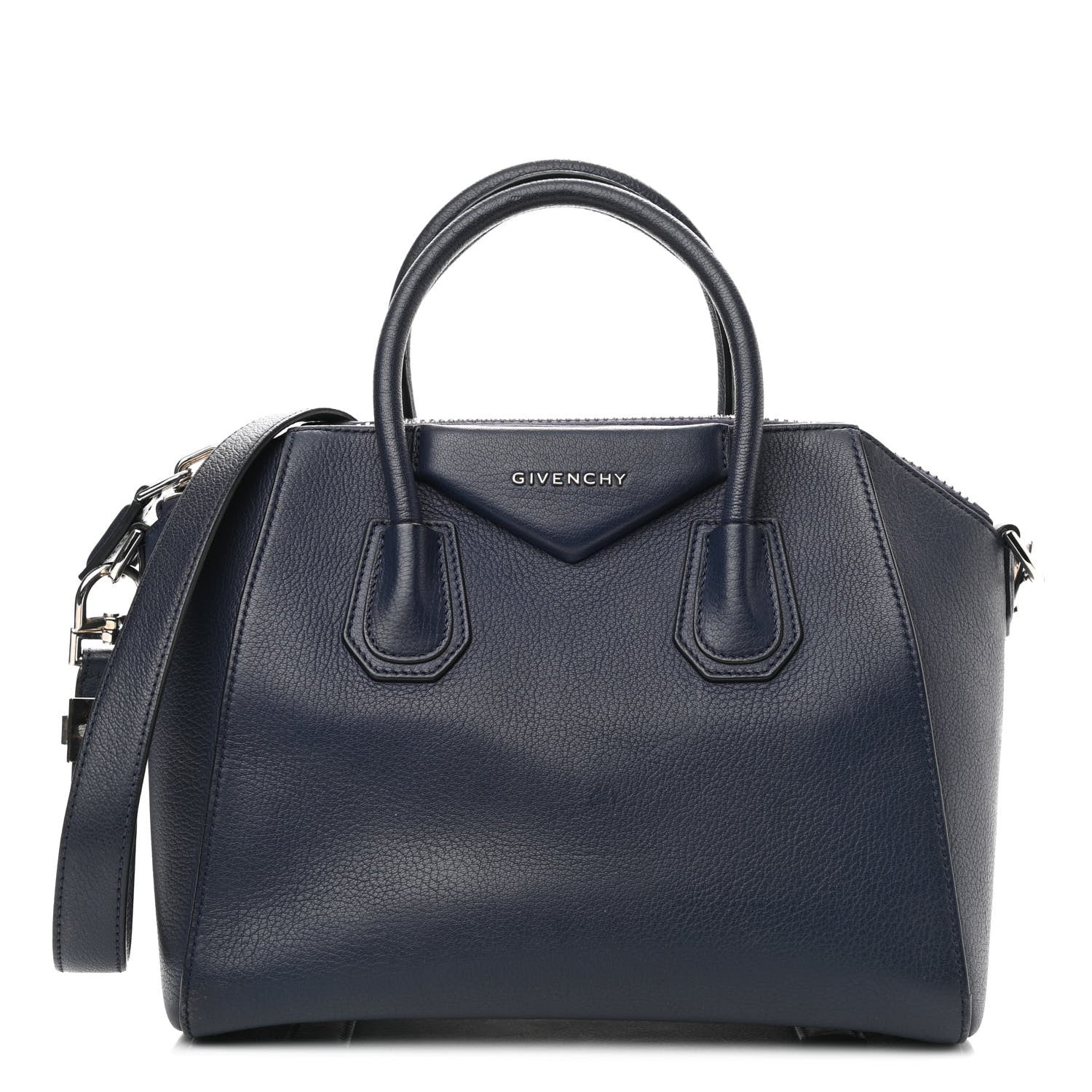 Givenchy Sugar Goatskin Small Antigona Navy 1 of 12