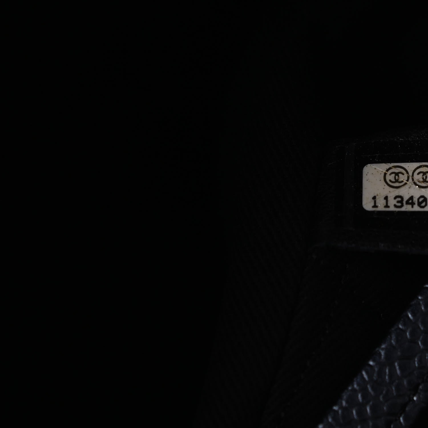 Chanel Satin Caviar CC Hobo Black 7 of 11