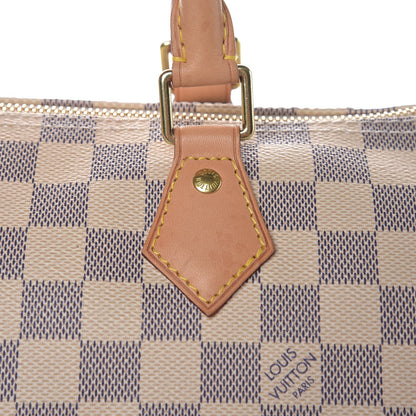 Louis Vuitton Damier Azur Speedy 30 9 of 10