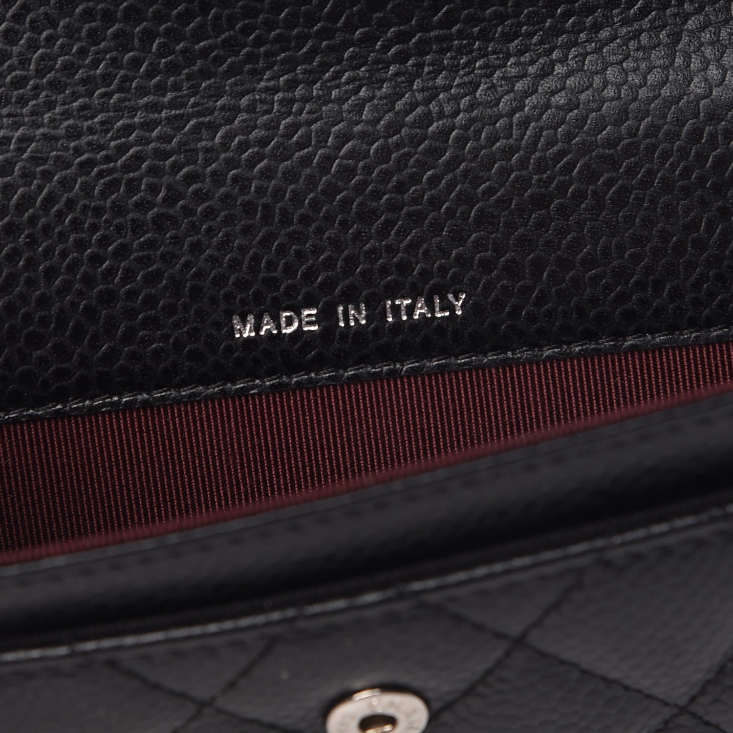 Chanel Caviar Quilted Flap Card Holder Black 7 of 9