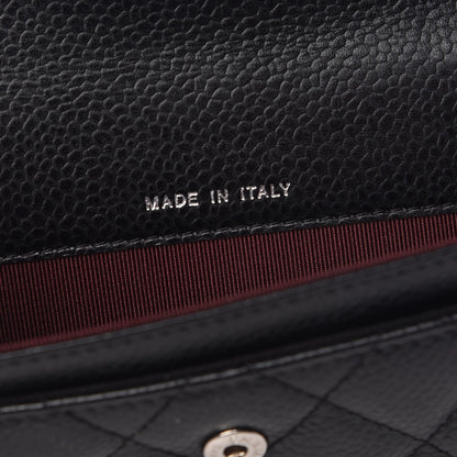 Chanel Caviar Quilted Flap Card Holder Black 7 of 9