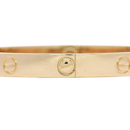 Cartier 18K Yellow Gold LOVE Bracelet 18 5 of 9