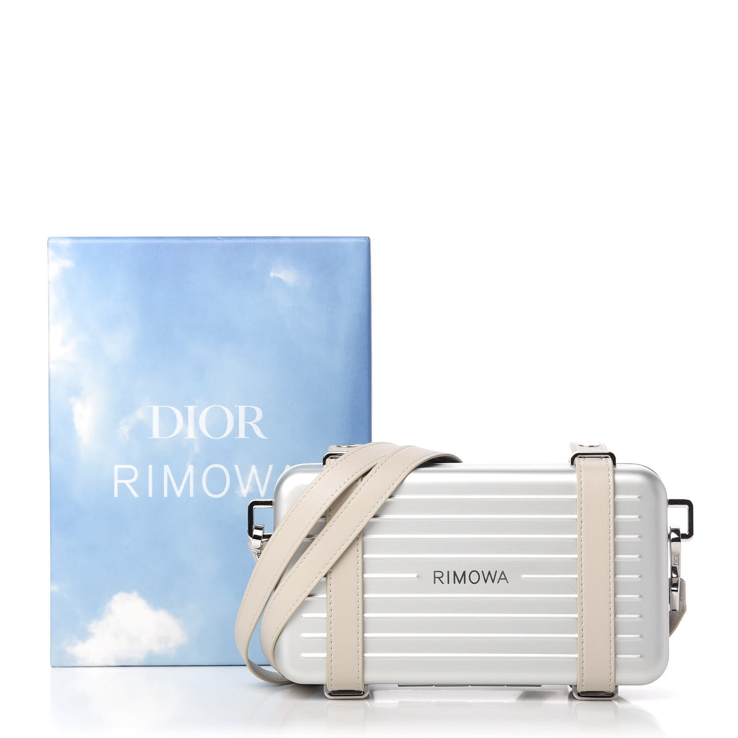 Christian Dior X RIMOWA Aluminum Personal Clutch On Strap Silver 11 of 11