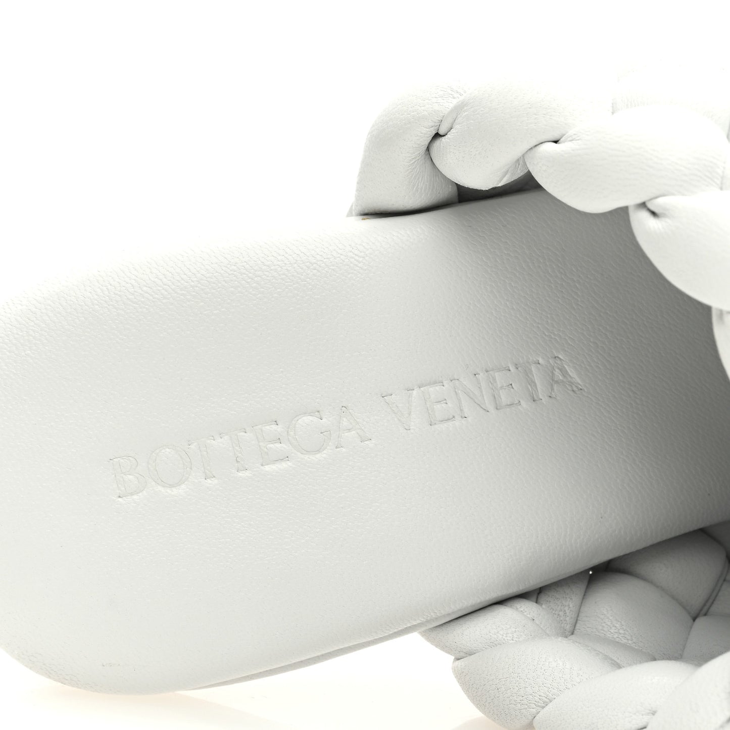 Nappa Padded Intreccio The Curve Sandals 37 Optic White