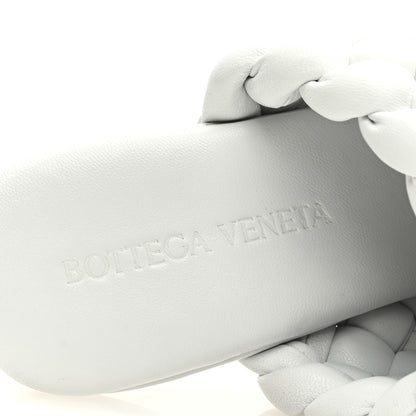 Bottega Veneta Nappa Padded Intreccio The Curve Sandals 37 Optic White 7 of 8