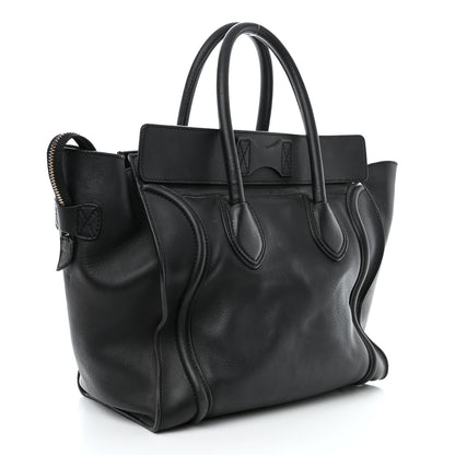 Celine Smooth Calfskin Mini Luggage Black 3 of 15