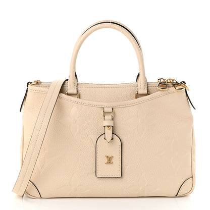 Louis Vuitton Empreinte Monogram Giant Trianon PM Tourterelle Creme 1 of 10