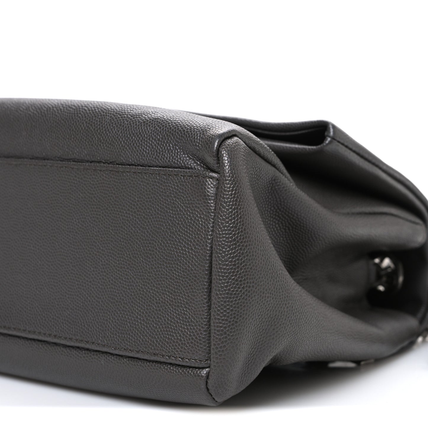 Sheepskin Medium West Hollywood Monogram Fold-Over Bag Earth