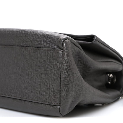 Saint Laurent Sheepskin Medium West Hollywood Monogram Fold-Over Bag Earth 10 of 11