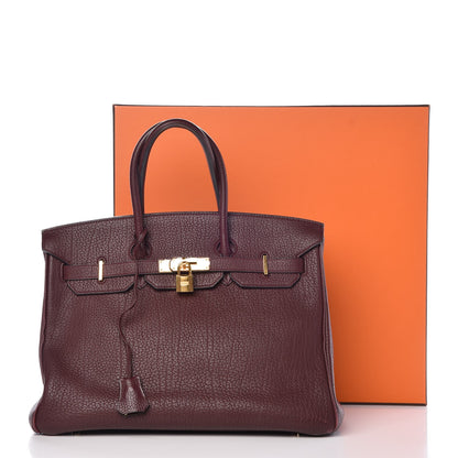 Hermes Fjord Birkin 35 Prune 41 of 41