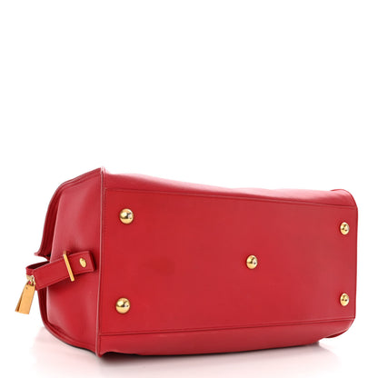 Saint Laurent Calfskin Medium Classic Y Cabas Red 4 of 14