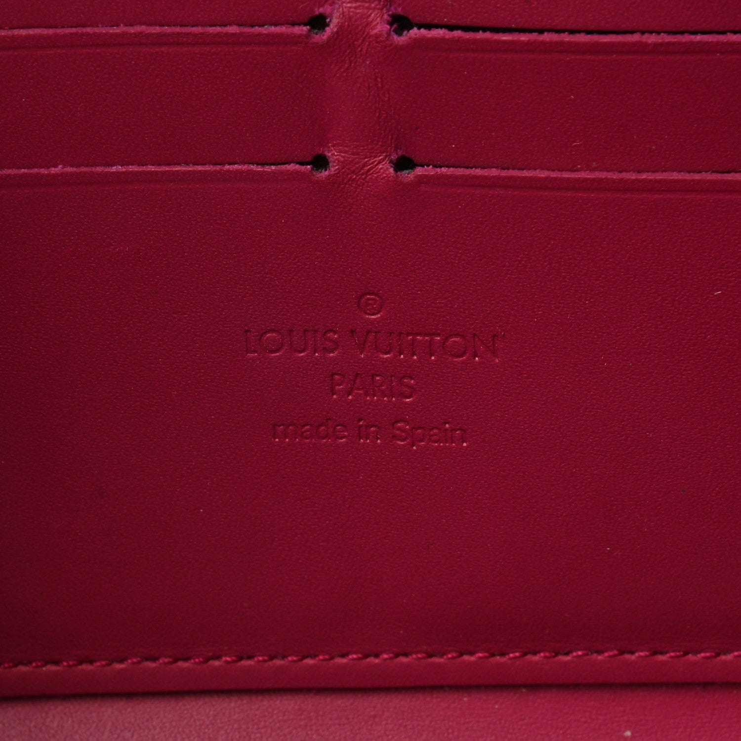 Louis Vuitton Vernis Zippy Wallet Rose Indien 6 of 7