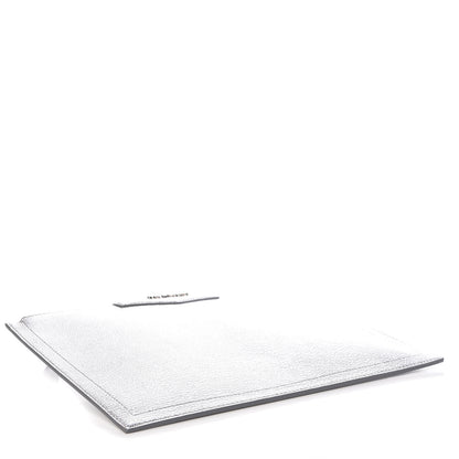Givenchy Metallic Sugar Goatskin Medium Antigona Pouch Silver 4 of 8