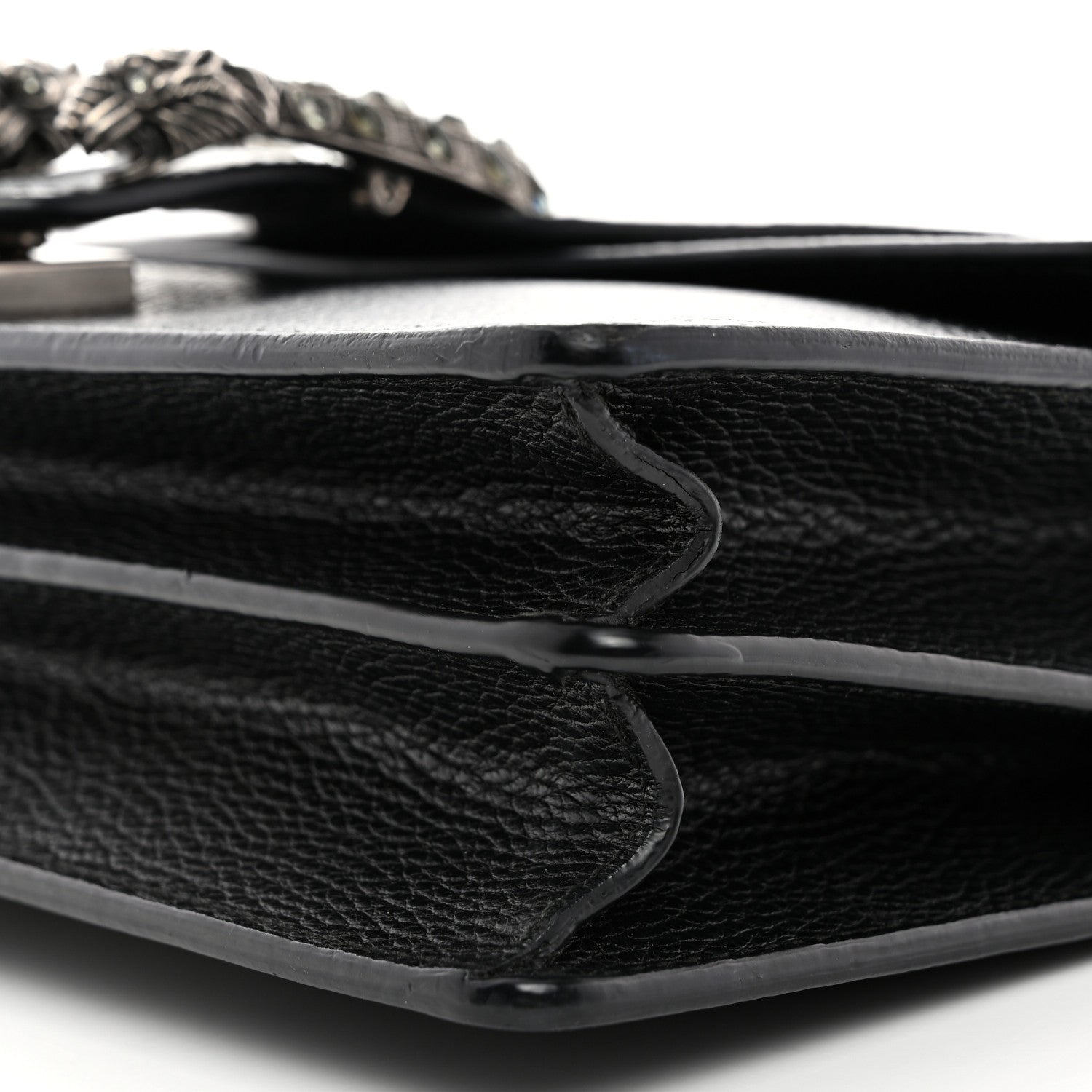 Gucci Pebbled Calfskin Small Dionysus Shoulder Bag Black 10 of 10