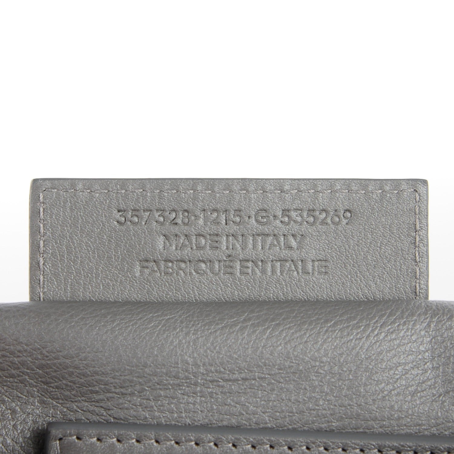 Balenciaga Veau Papier Sight Clutch Gris Metal 11 of 11