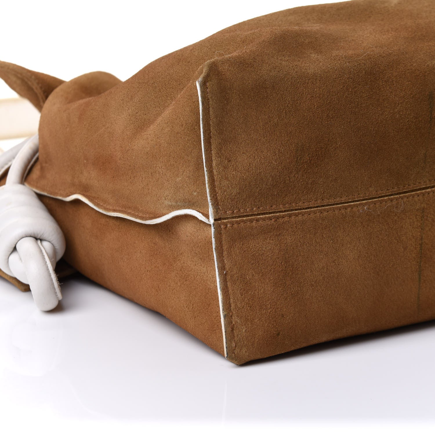 Loewe Suede Flamenco Knot Bag Caramel 8 of 11
