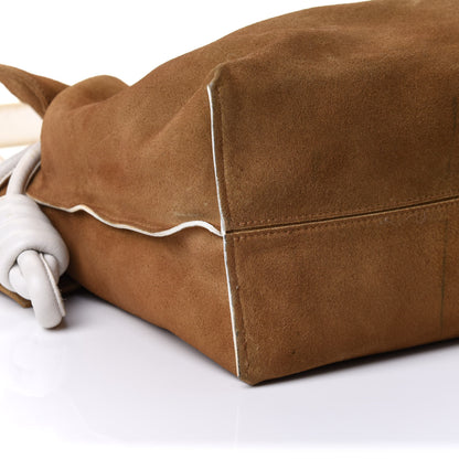 Loewe Suede Flamenco Knot Bag Caramel 8 of 11