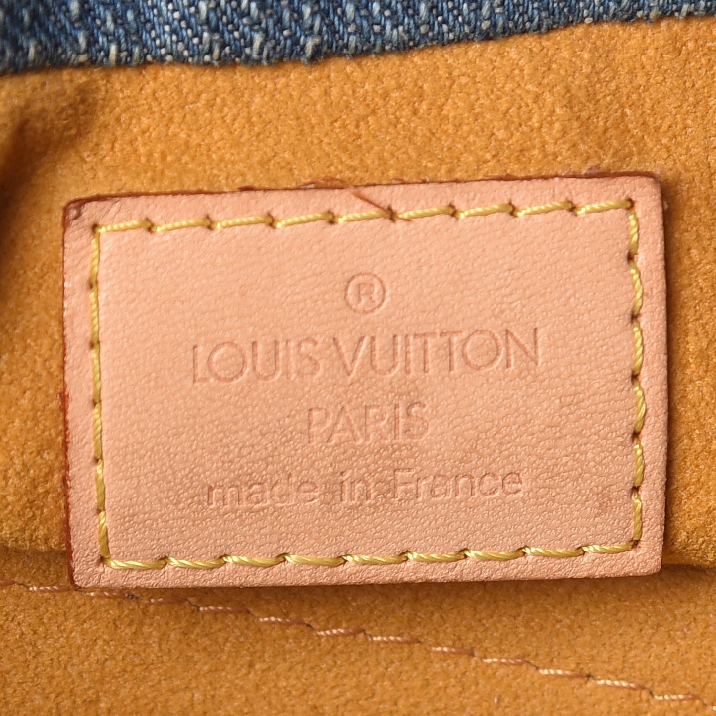 Monogram Denim Pleaty Blue