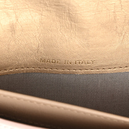 Chanel Metallic Calfskin Diamond Stitched Yen Wallet Gold 6 of 12