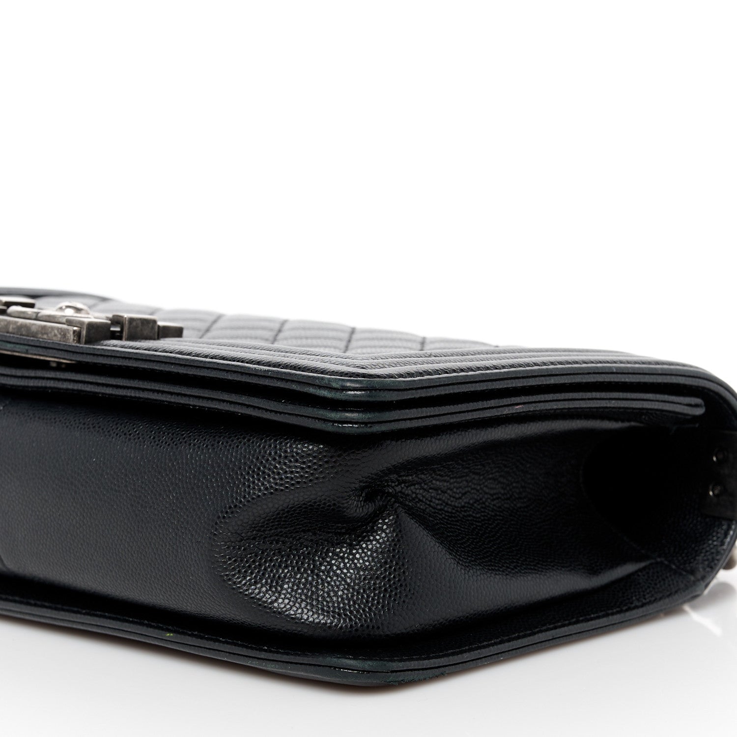 Chanel Caviar Quilted Medium Boy Flap Black 10 of 11