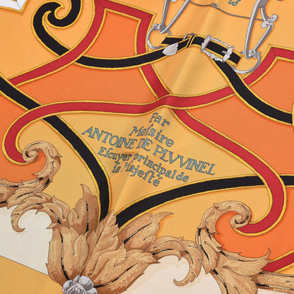 Hermes Silk L'Instruction Du Roy Scarf 90 4 of 5