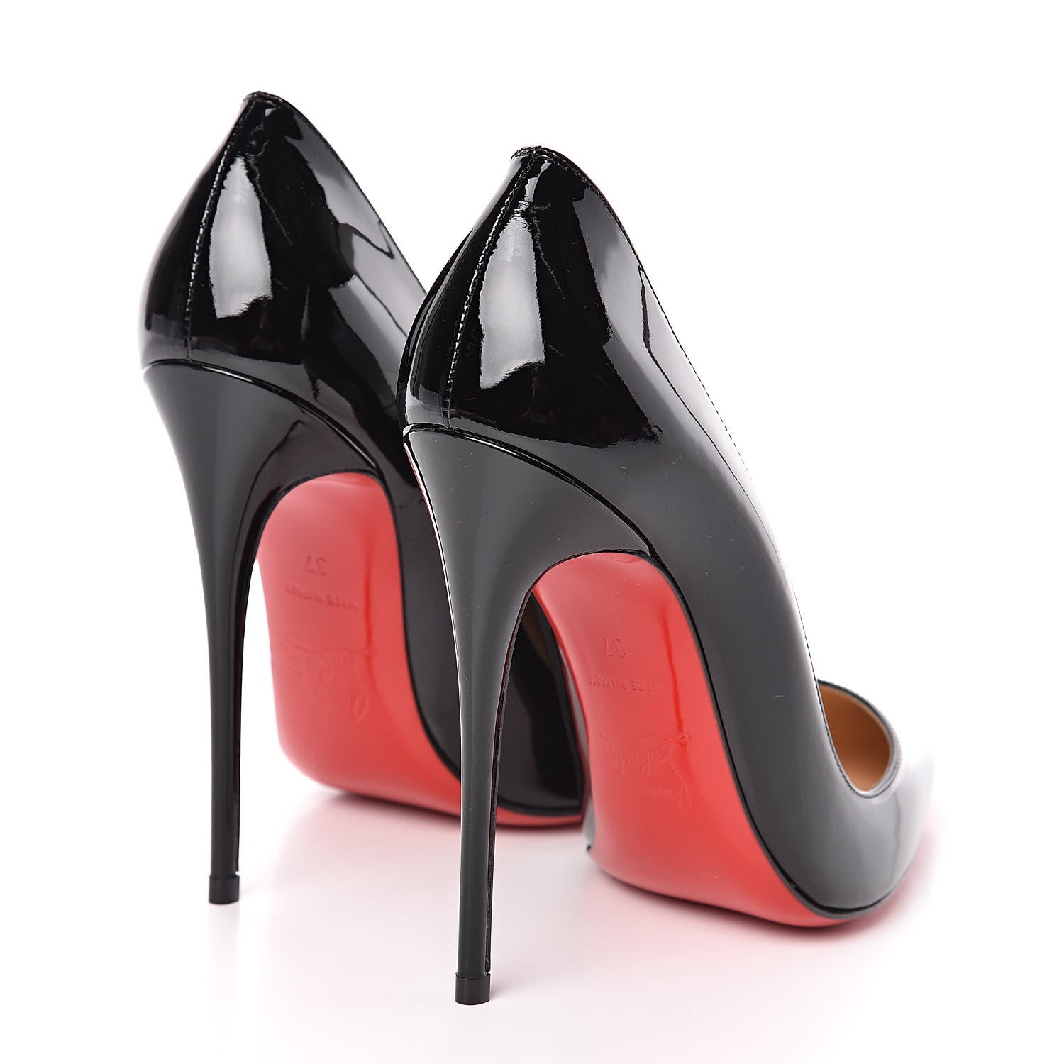Christian Louboutin Patent So Kate 120 Pumps 37 Black 4 of 8