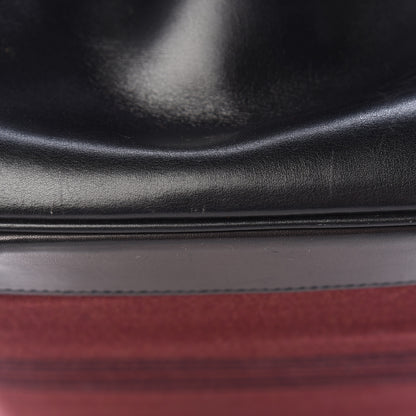 Hermes Toile Box Potamus Birkin 35 Black Rouge H 19 of 19