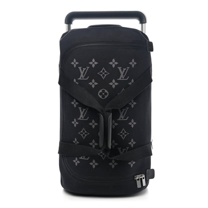 Louis Vuitton Knit Monogram Eclipse Horizon Soft Duffle 55 1 of 11