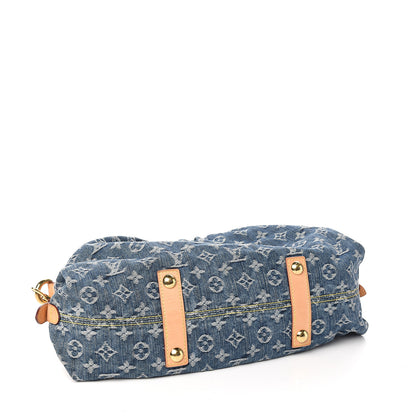Louis Vuitton Denim Neo Cabby MM Blue 4 of 13