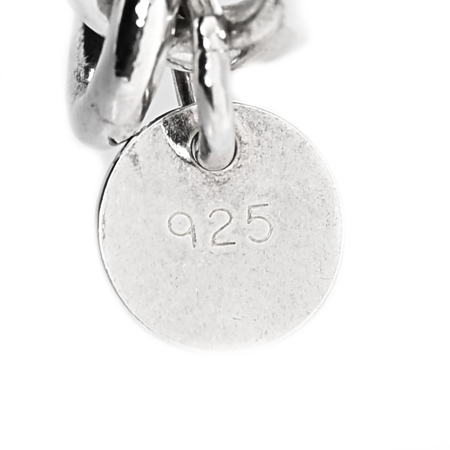 Sterling Silver 1837 Lock Charm Bracelet