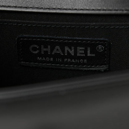 Chanel Calfskin Quilted Small Boy Flap So Black 6 of 12