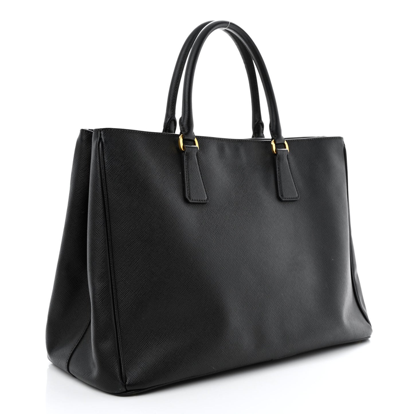Saffiano Lux Large Tote Black