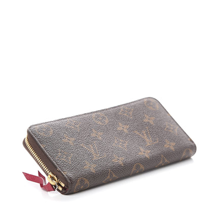 Louis Vuitton Monogram Clemence Wallet Fuchsia 3 of 5