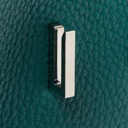 Hermes Taurillon Clemence Birkin 35 Malachite 23 of 30