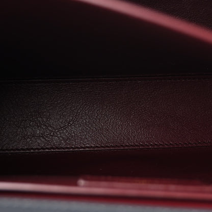 Saint Laurent Grain de Poudre Medium Classic Monogram Cassandra Top Handle Dark Smog 6 of 11