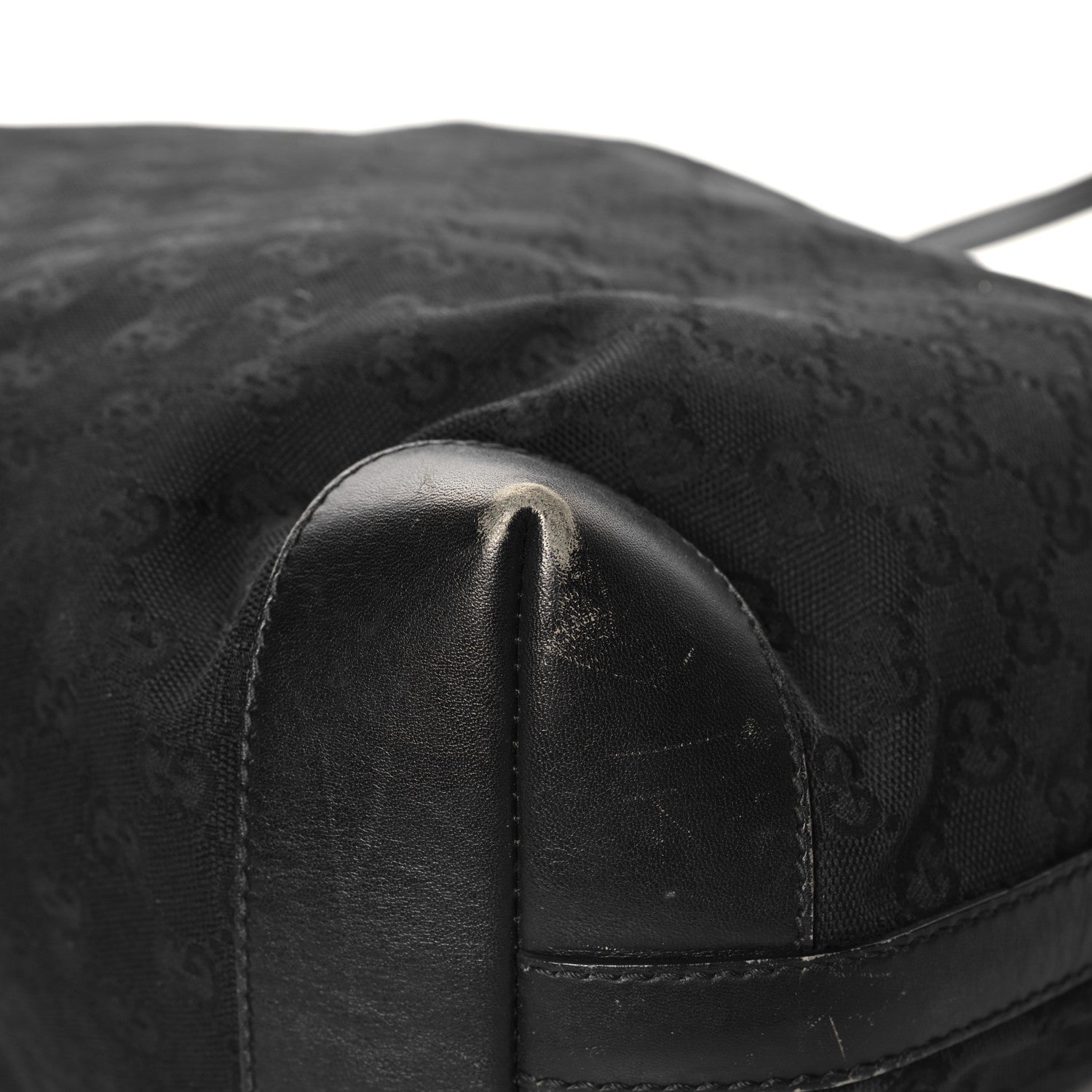 Gucci Monogram Medium Craft Tote Black 11 of 16