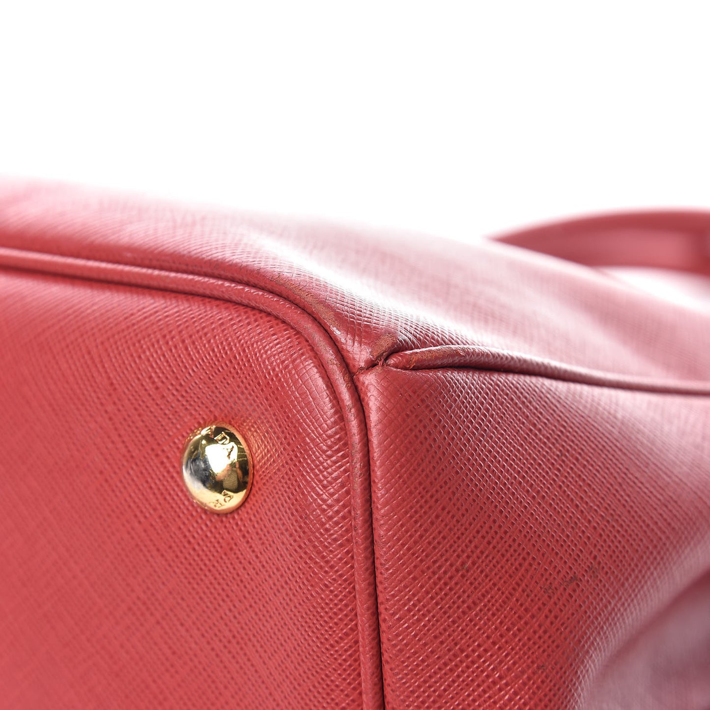 Saffiano Large Galleria Double Zip Tote Fuoco