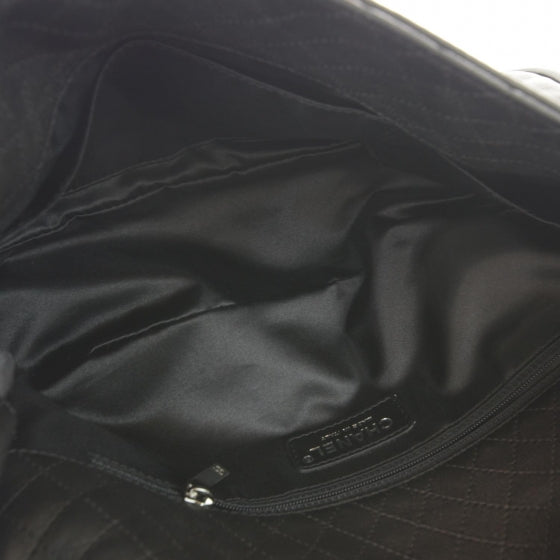 Lambskin Medium Soft and Chain Flap Black