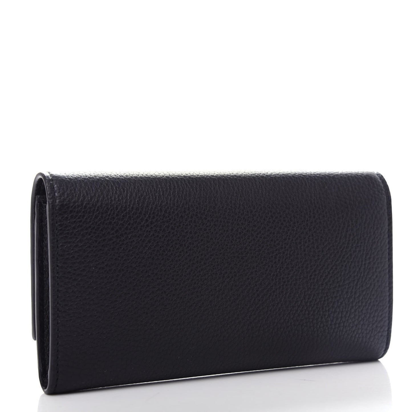 Calfskin Animalier Continental Wallet Black