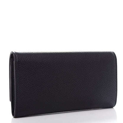 Gucci Calfskin Animalier Continental Wallet Black 3 of 7