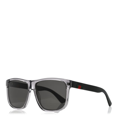 Gucci Web Square Frame GG0010S Sunglasses Black 1 of 8
