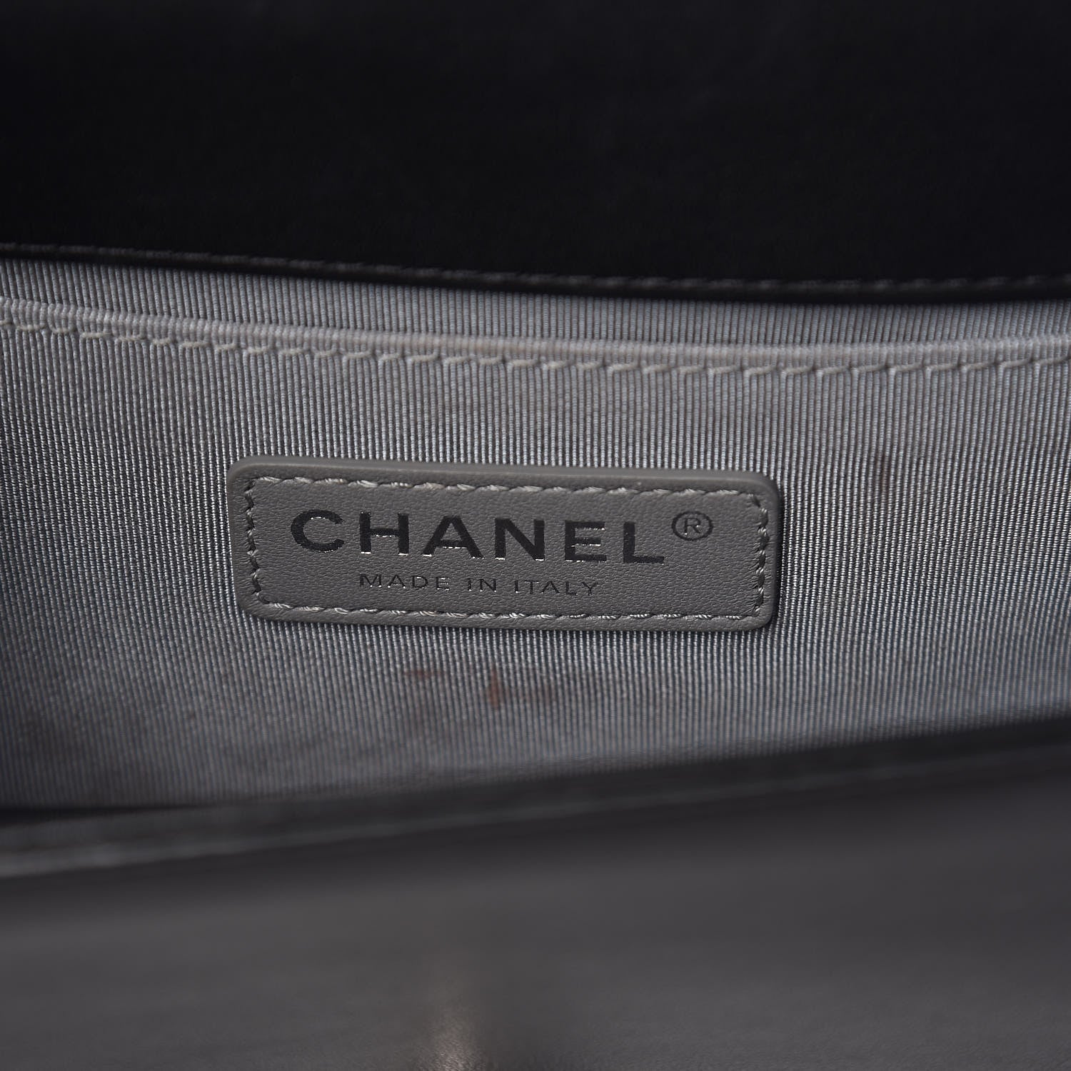 Chanel Calfskin Chevron Quilted Small Boy Flap Black 7 of 17