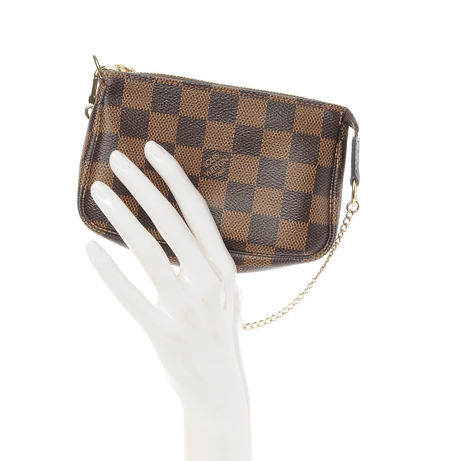 Louis Vuitton Damier Ebene Mini Pochette Accessories 2 of 8