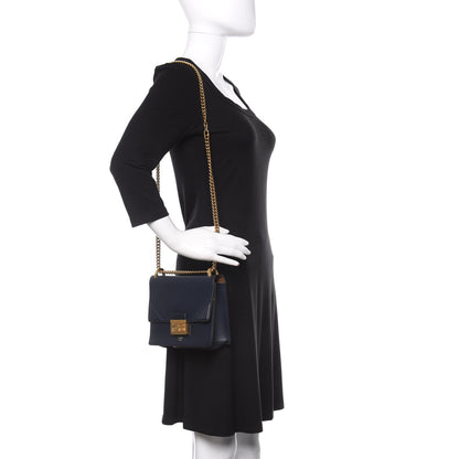 Fendi Vitello Grace Matte Small Kan U Shoulder Bag Midnight 3 of 11