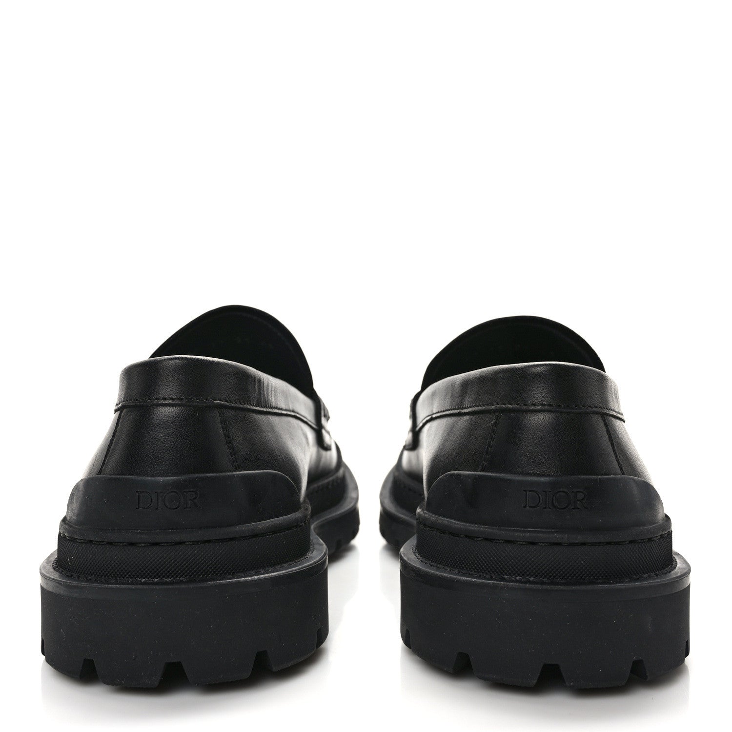 Christian Dior Calfskin CD Loafers 43 Black 5 of 9