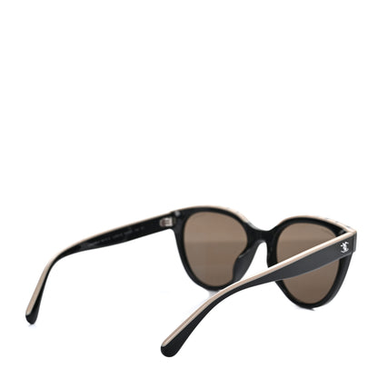 Chanel Acetate CC Butterfly Sunglasses 5414-A Black 4 of 8
